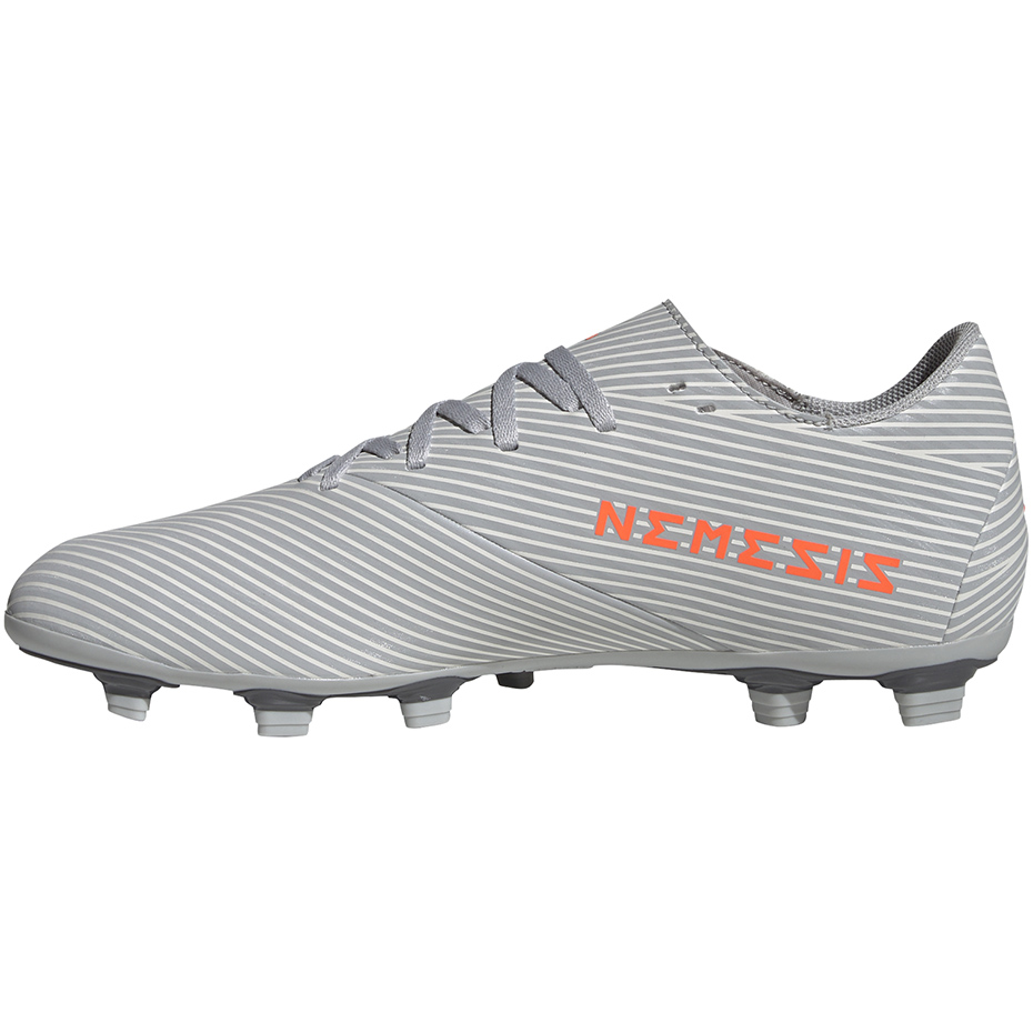 Buty piłkarskie adidas Nemeziz 19.4 FxG szare - obrazek 3