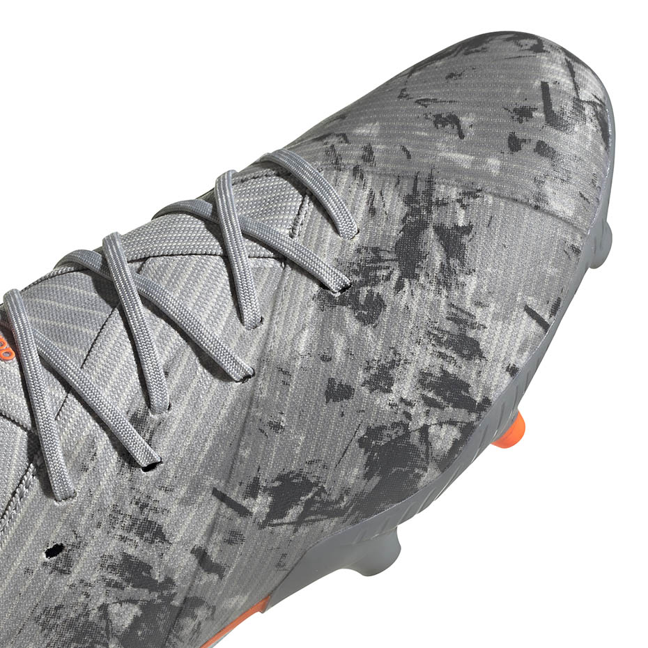 Buty piłkarskie adidas Nemeziz 19.1 FG JR szare - obrazek 4
