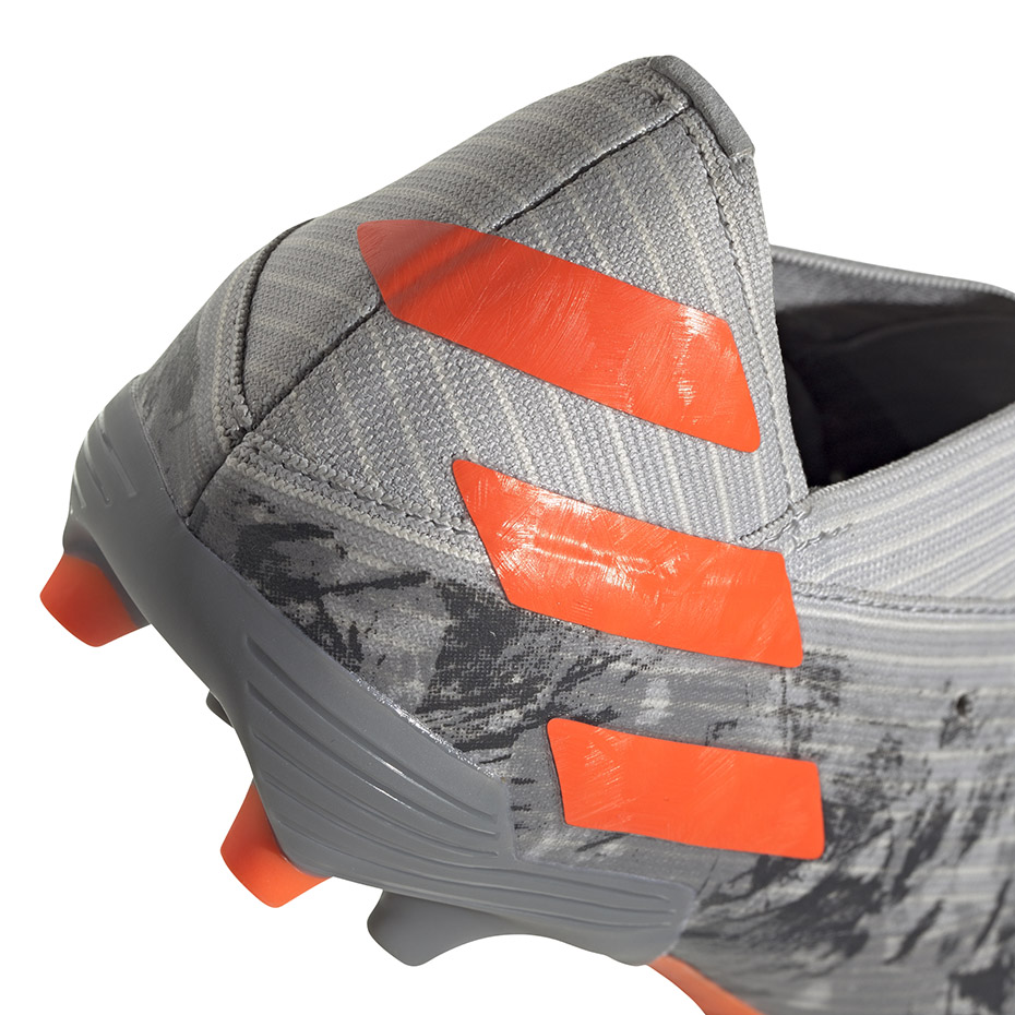 Buty piłkarskie adidas Nemeziz 19.1 FG JR szare - obrazek 5