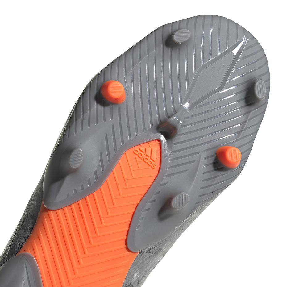 Buty piłkarskie adidas Nemeziz 19.1 FG JR szare - obrazek 6