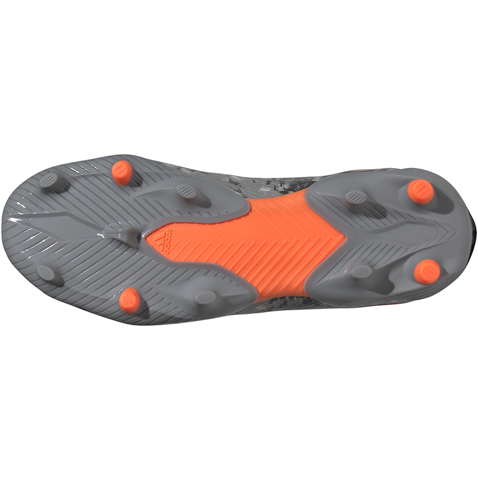 Buty piłkarskie adidas Nemeziz 19.1 FG JR szare - obrazek 7