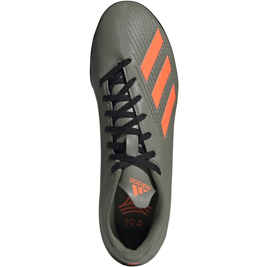 Buty piłkarskie adidas X 19.4 TF zielone - obrazek 2