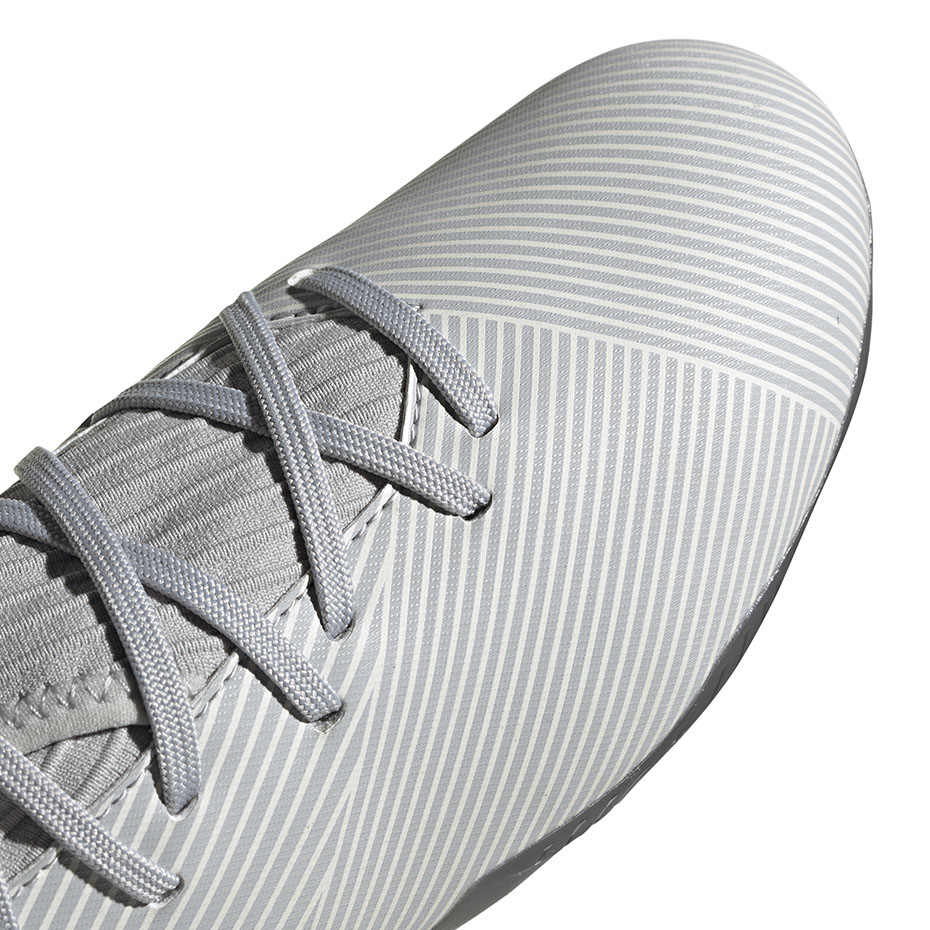 Buty piłkarskie adidas Nemeziz 19.3 FG JR szare - obrazek 4