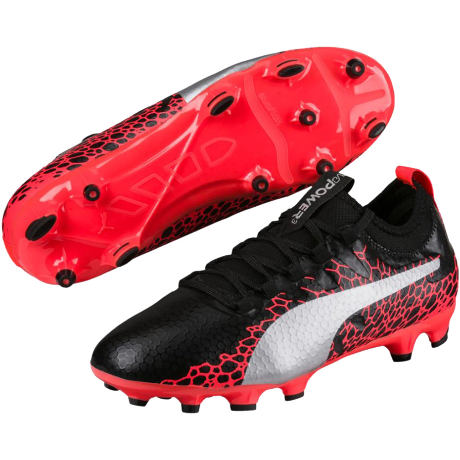 Buty piłkarskie Puma Evo Power Vigor 3 Graphic FG JR - obrazek 5