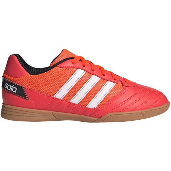 Buty piłkarskie adidas Super Sala Junior czerwone