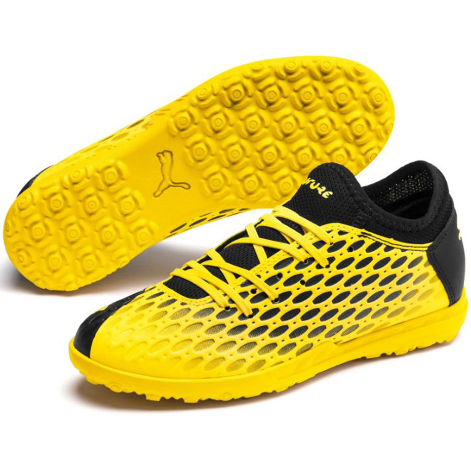 Buty piłkarskie Puma Future 5.4 TT JR zółte - obrazek 4