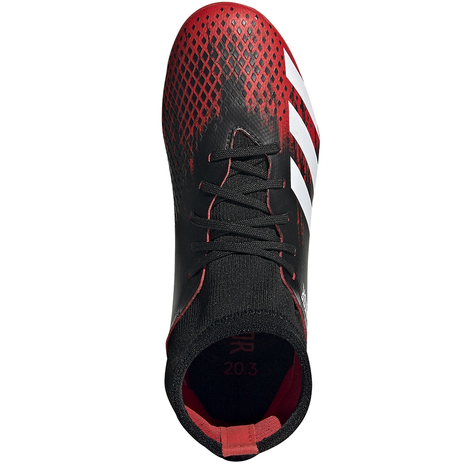 Buty piłkarskie adidas Predator 20.3 FG JR czarne - obrazek 2