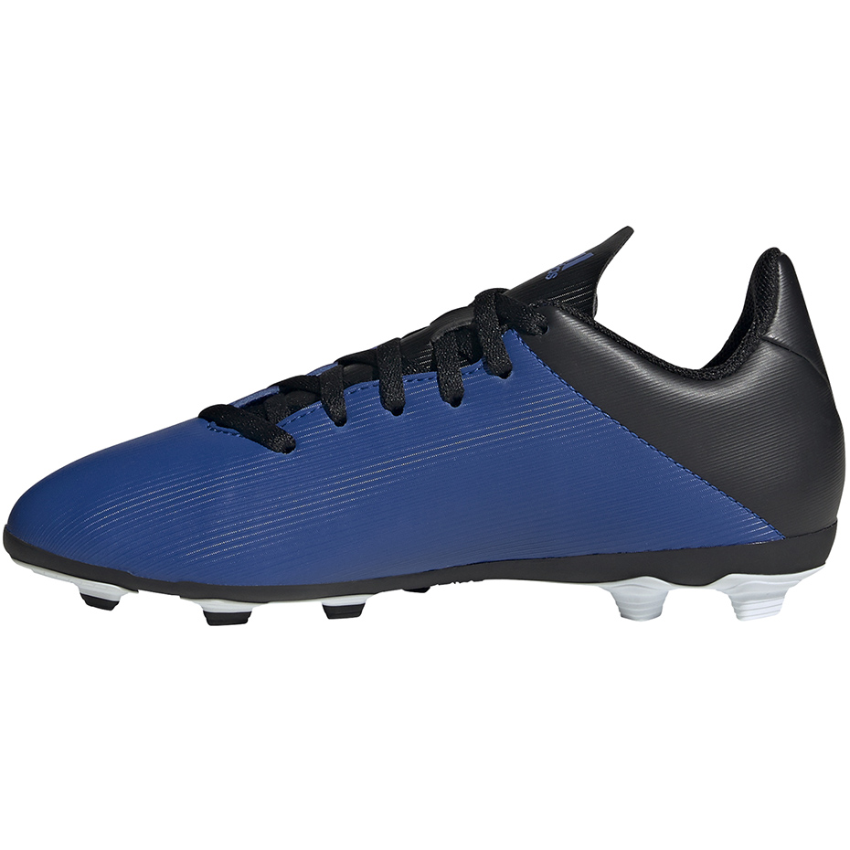 Buty piłkarskie adidas X 19.4 FxG JUNIOR niebiesko-czarne - obrazek 2
