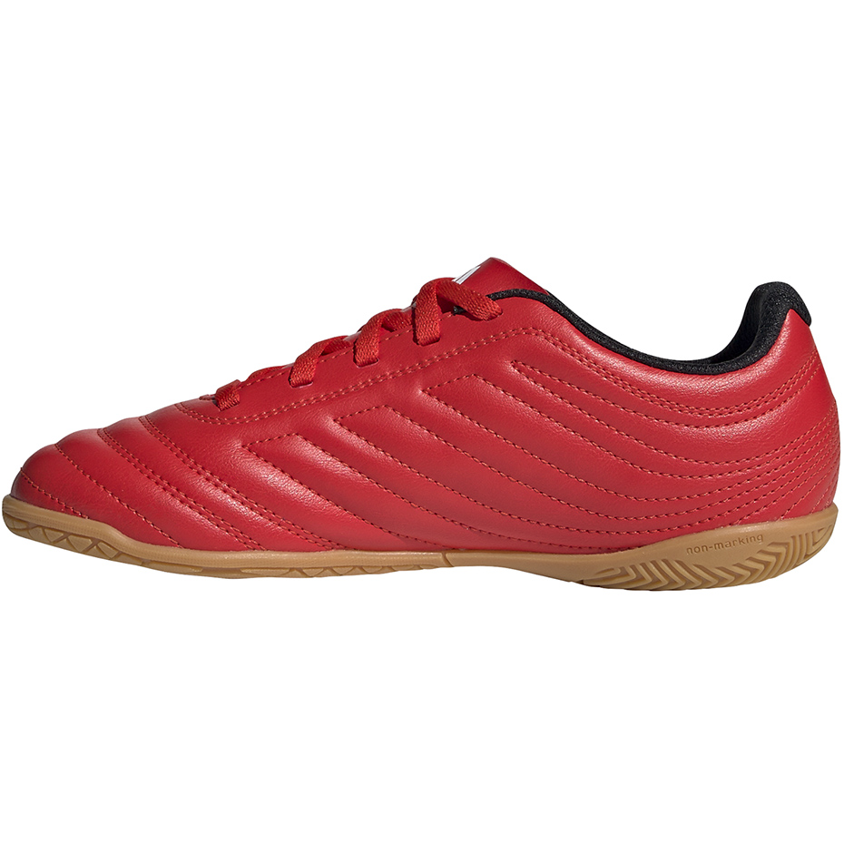 Buty piłkarskie adidas Copa 20.4 IN JR czerwone - obrazek 3