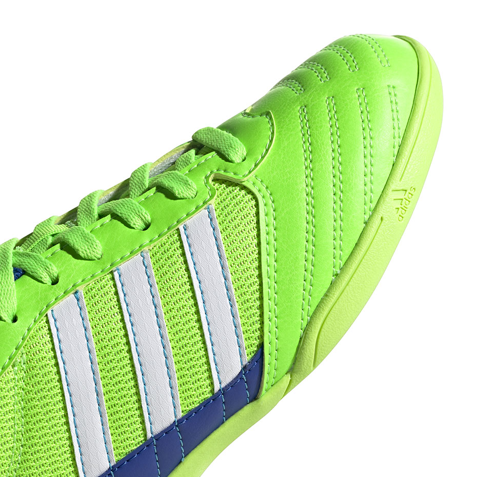Buty piłkarskie adidas Super Sala JUNIOR zielone - obrazek 4