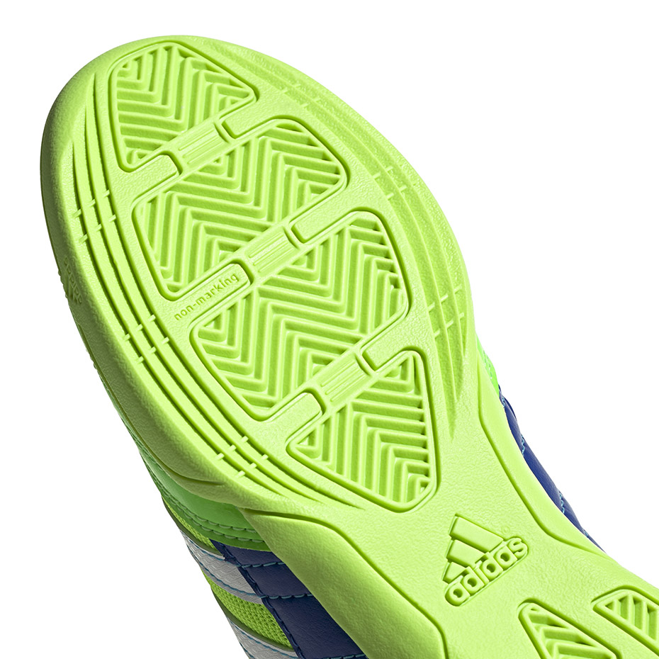 Buty piłkarskie adidas Super Sala JUNIOR zielone - obrazek 6