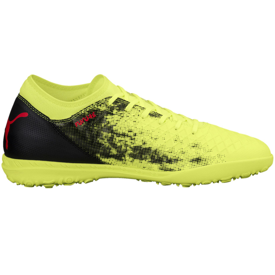 Buty piłkarskie Puma Future 18.4 TT żółto-czarne - obrazek 2