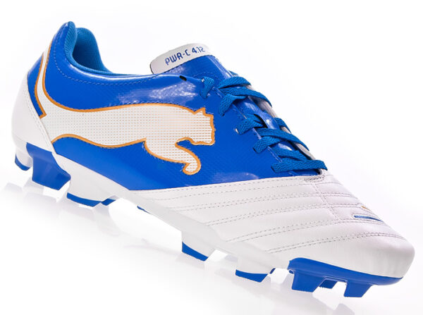 BUTY PUMA POWERCAT 4.12 FG biało-niebieski 102482 01