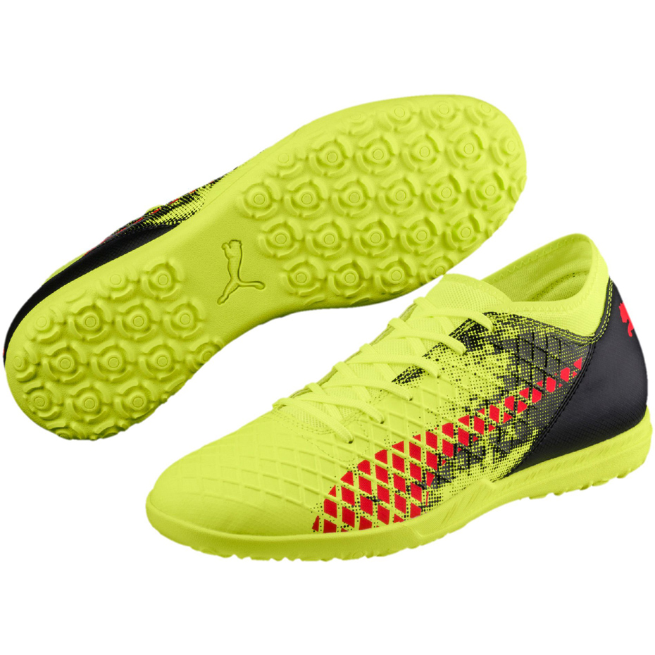 Buty piłkarskie Puma Future 18.4 TT żółto-czarne - obrazek 3