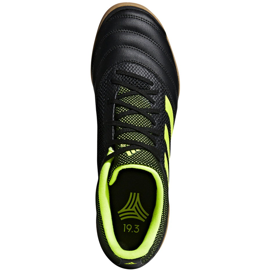 Buty piłkarskie adidas Copa 19.3 IN SALA czarno żółte - obrazek 2