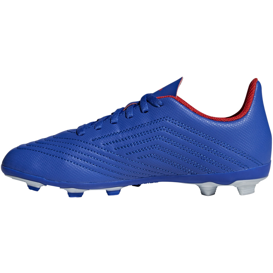 Buty piłkarskie adidas Predator 19.4 FxG JR niebieskie - obrazek 2