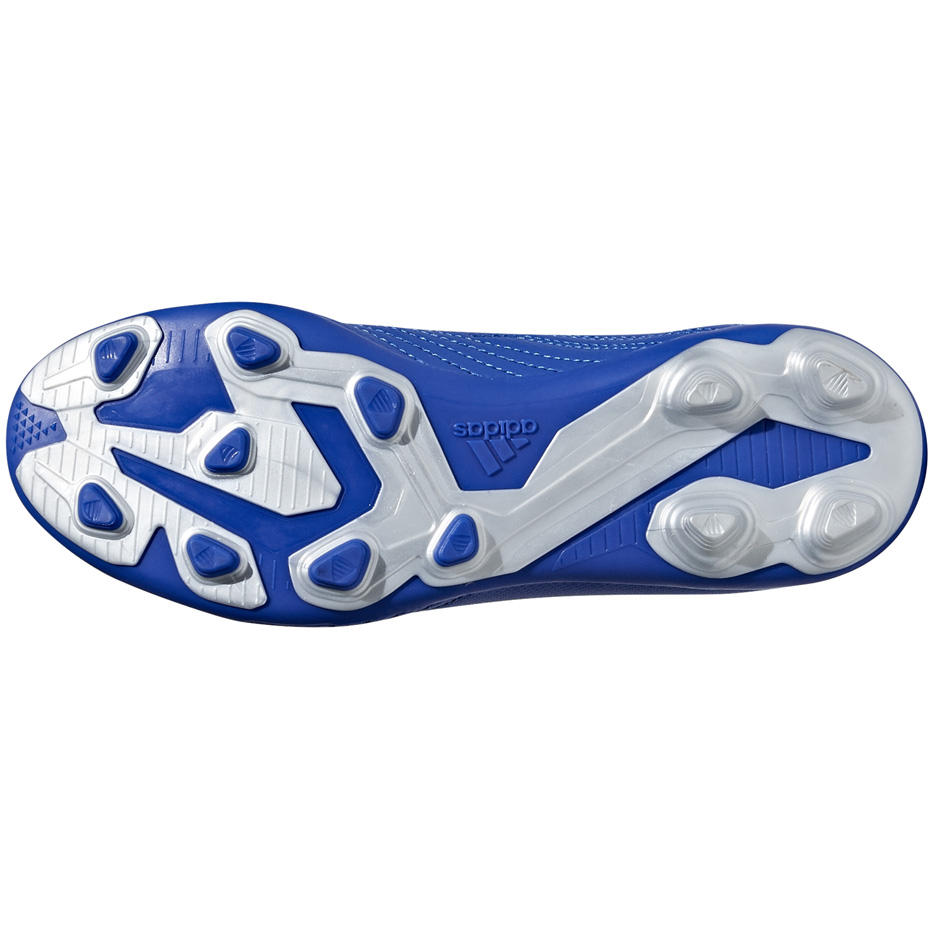 Buty piłkarskie adidas Predator 19.4 FxG JR niebieskie - obrazek 4