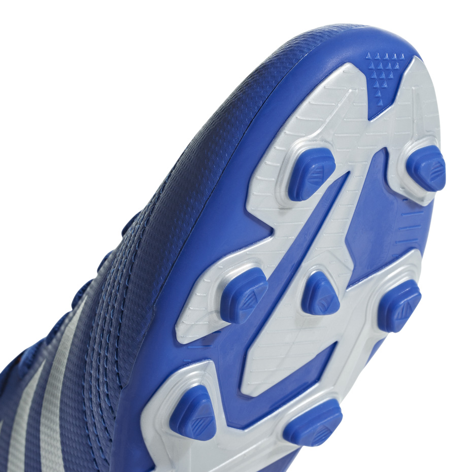 Buty piłkarskie adidas Predator 19.4 FxG JR niebieskie - obrazek 6