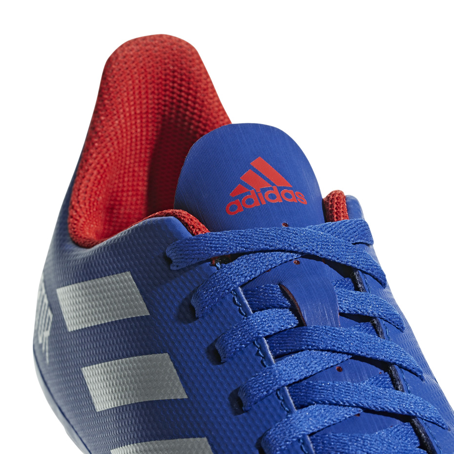Buty piłkarskie adidas Predator 19.4 FxG JR niebieskie - obrazek 7