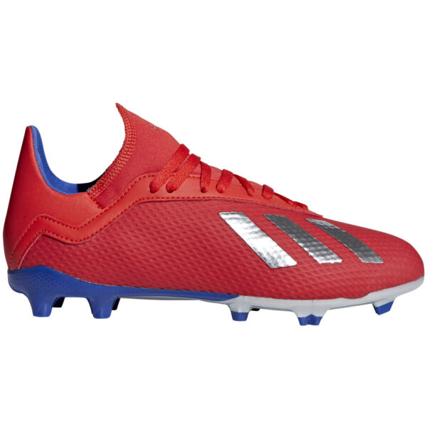 Buty piłkarskie adidas X 18.3 FG JR czerwone