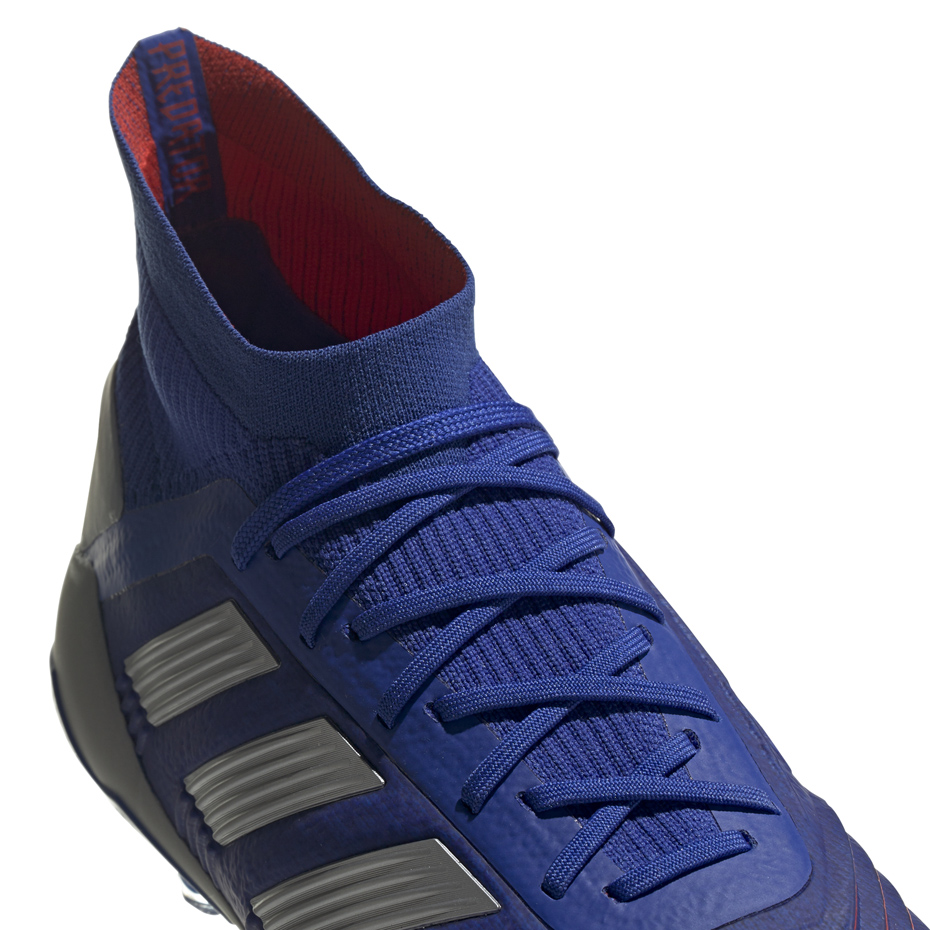 Buty piłkarskie adidas Predator 19.1 FG niebieskie - obrazek 14