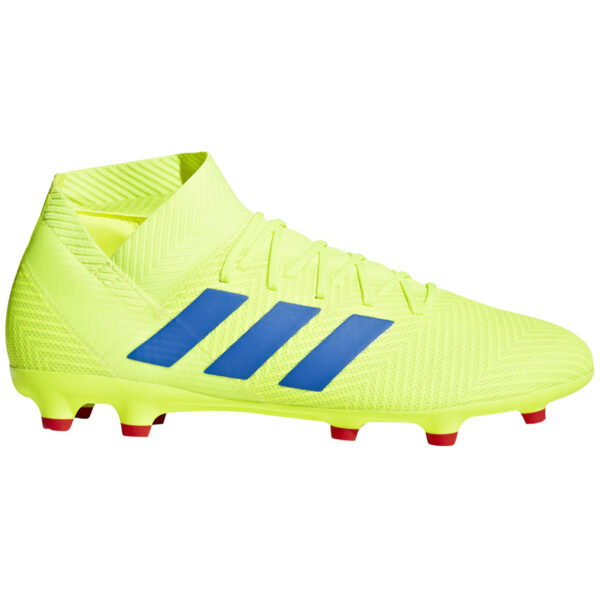 Buty piłkarskie adidas Nemeziz 18.3 FG żółto niebieskie