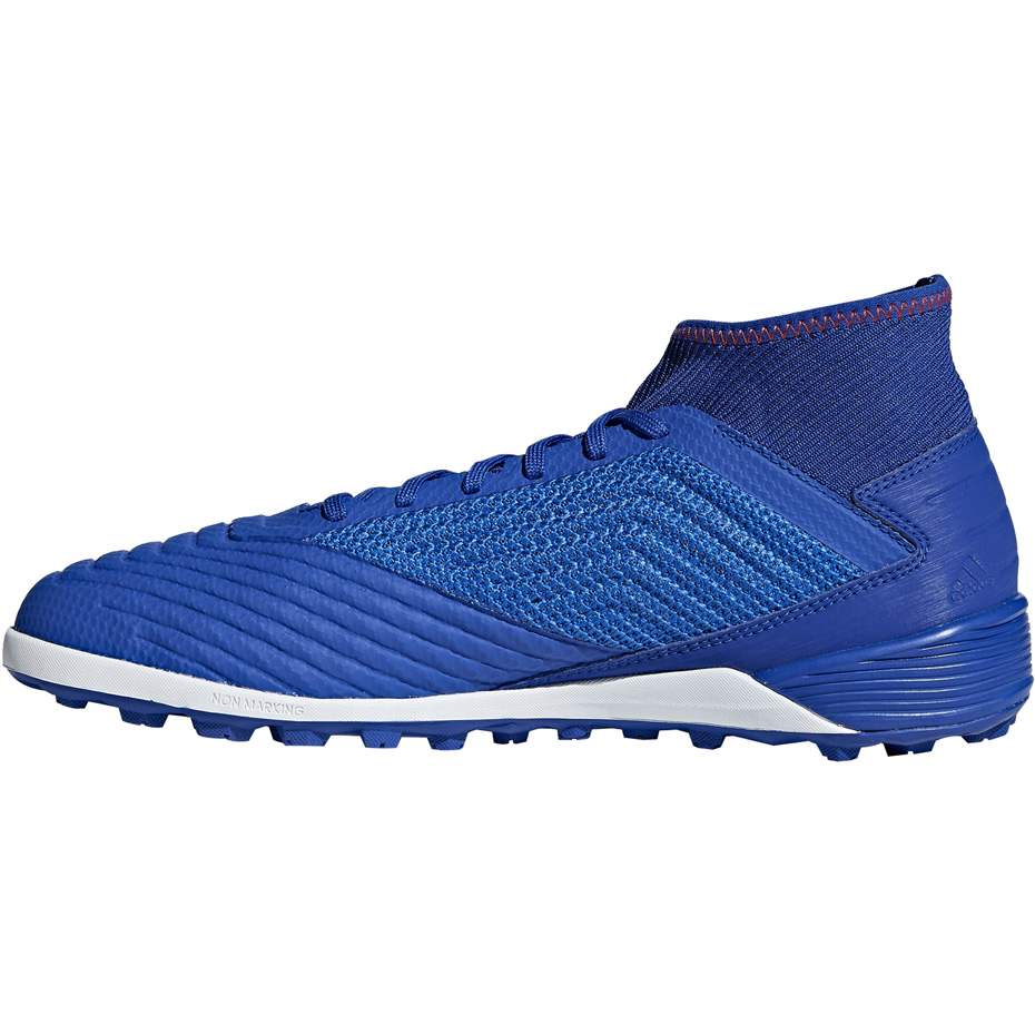 Buty piłkarskie adidas Predator 19.3 TF niebieskie - obrazek 3