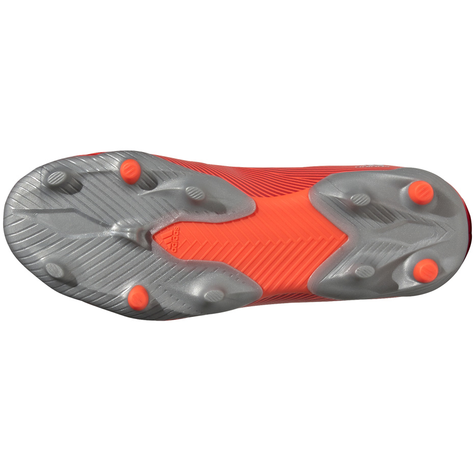 Buty piłkarskie adidas Nemeziz 19.3 FG JR czerwone - obrazek 7