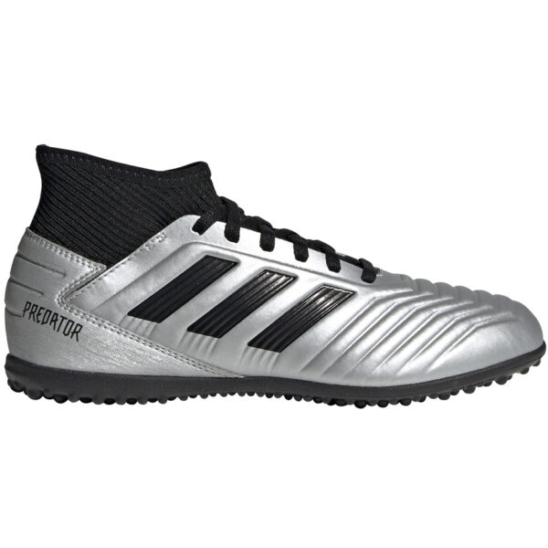 Buty piłkarskie adidas Predator 19.3 TF JR srebrne