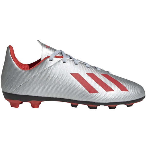 Buty piłkarskie adidas X 19.4 FxG JR srebrne