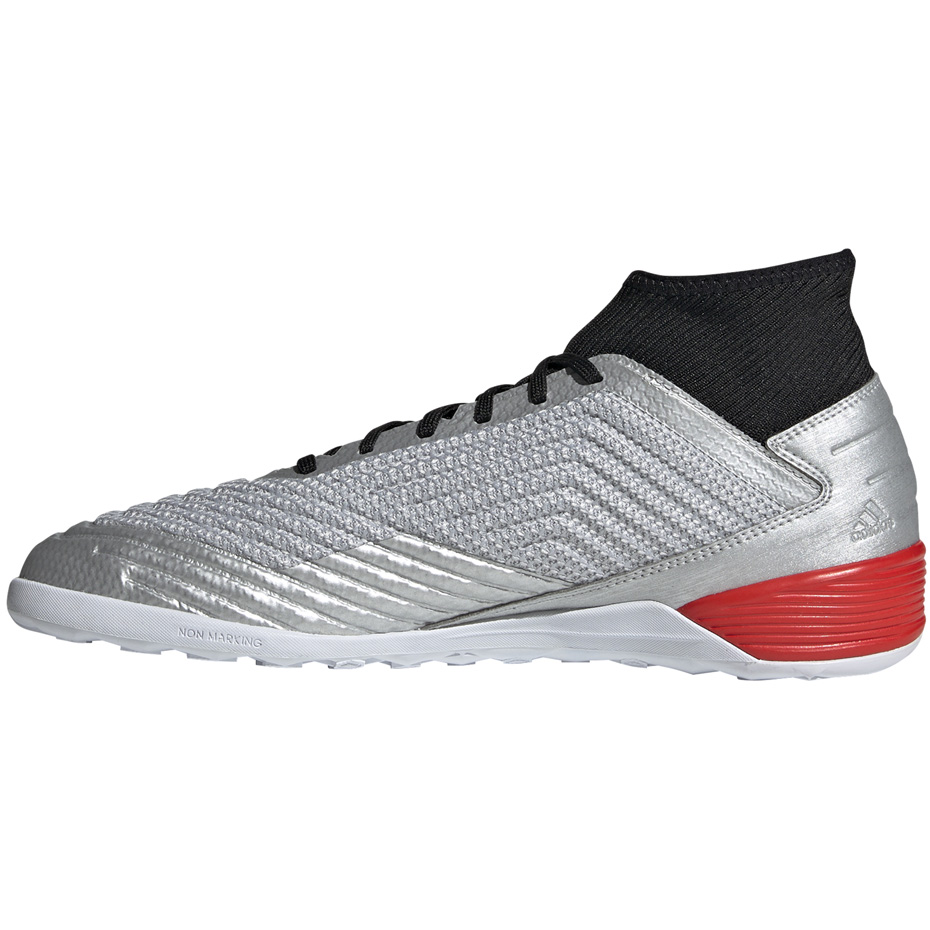 Buty piłkarskie adidas Predator 19.3 IN srebrne - obrazek 2