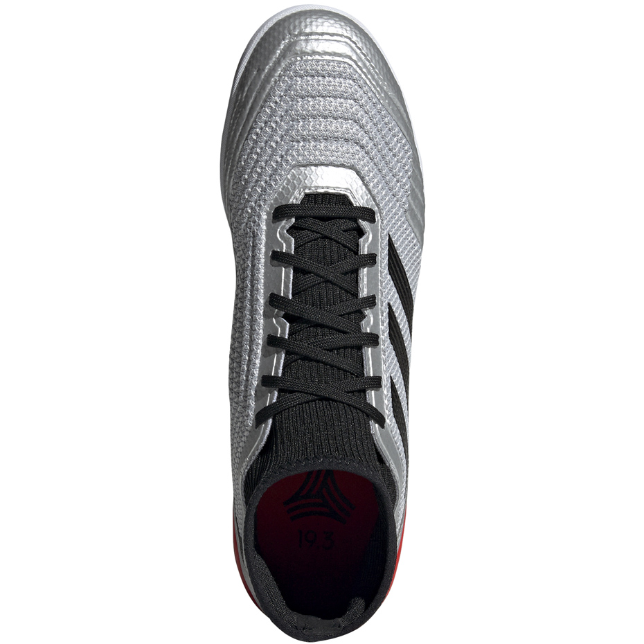 Buty piłkarskie adidas Predator 19.3 IN srebrne - obrazek 3