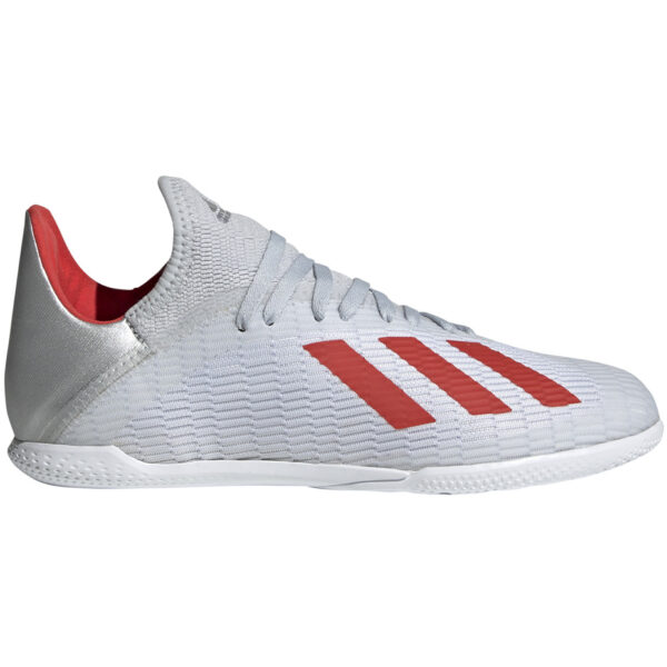 Buty piłkarskie adidas X 19.3 IN JR srebrne