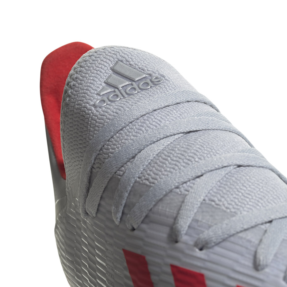 Buty piłkarskie adidas X 19.3 FG srebrne - obrazek 2