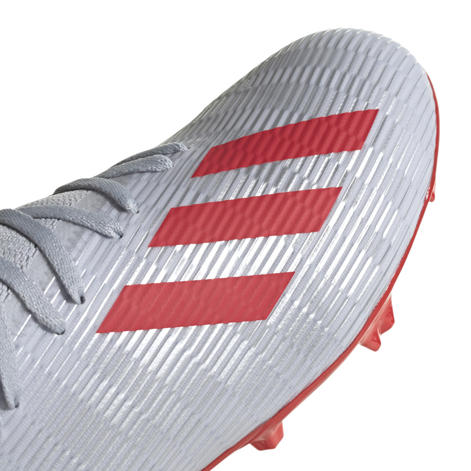Buty piłkarskie adidas X 19.3 FG srebrne - obrazek 5