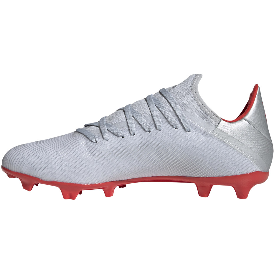 Buty piłkarskie adidas X 19.3 FG srebrne - obrazek 6