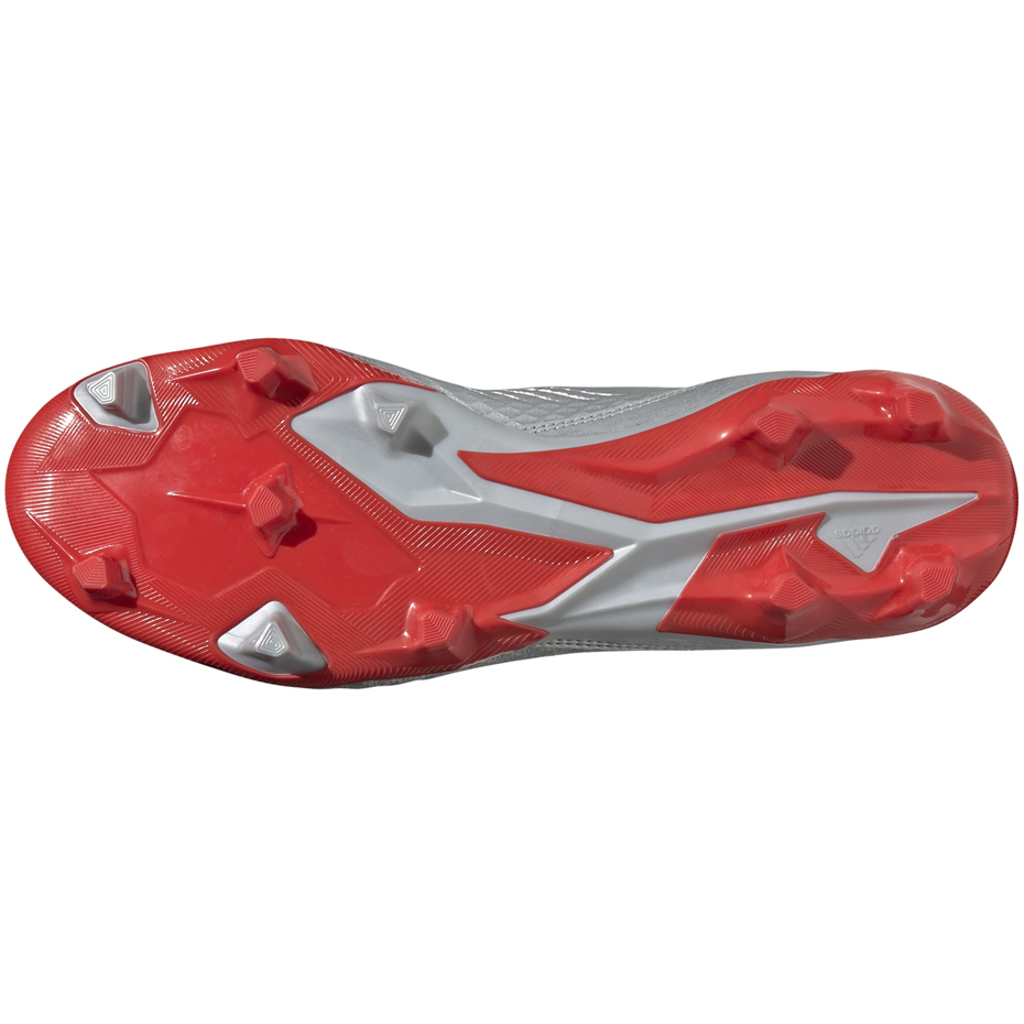 Buty piłkarskie adidas Predator 19.3 FG srebrne - obrazek 6