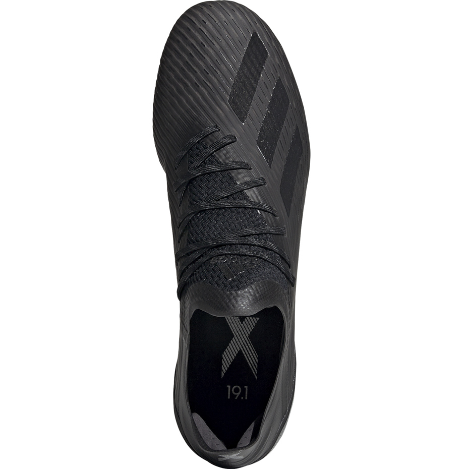 Buty piłkarskie adidas X 19.1 FG czarne - obrazek 3