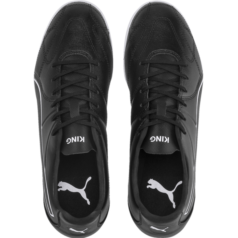 Buty piłkarskie Puma King Hero IT czarno białe - obrazek 2
