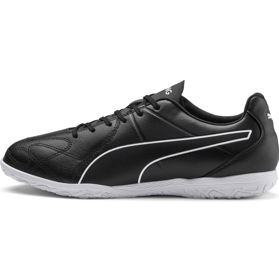 Buty piłkarskie Puma King Hero IT czarno białe - obrazek 3