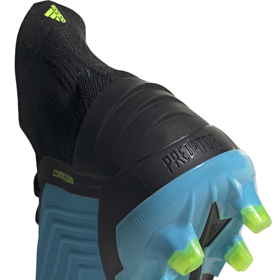 Buty piłkarskie adidas Predator 19.1 FG niebieskie - obrazek 5
