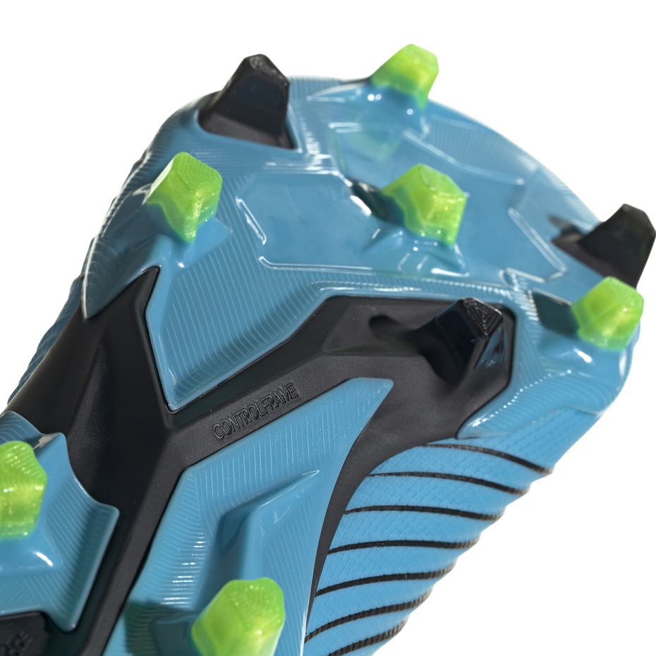 Buty piłkarskie adidas Predator 19.1 FG niebieskie - obrazek 6