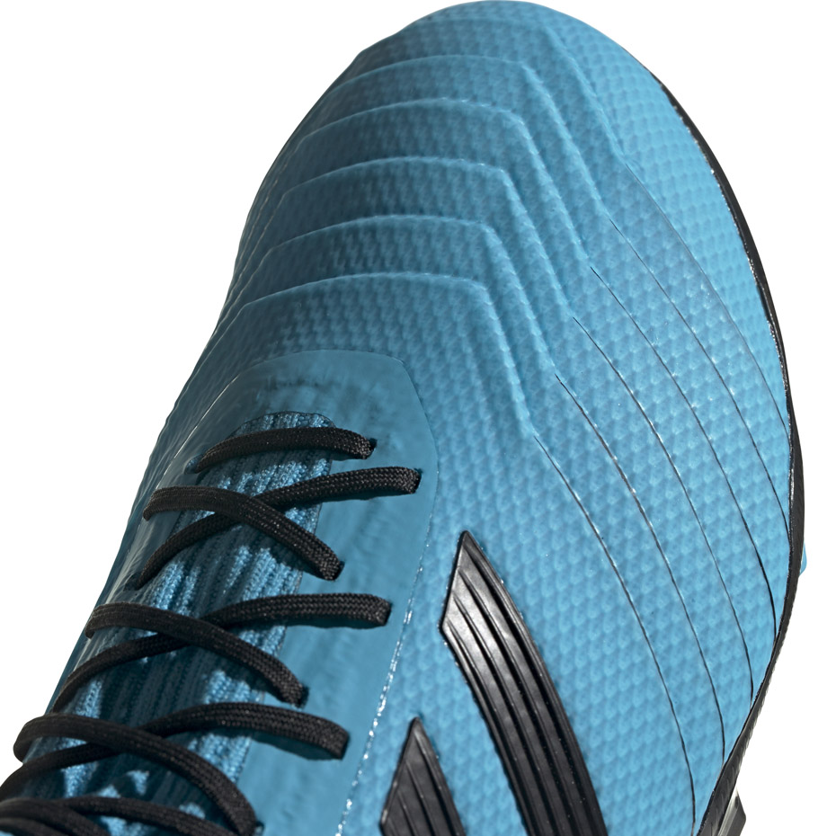 Buty piłkarskie adidas Predator 19.2 FG niebieskie - obrazek 4