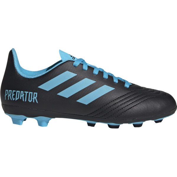 Buty piłkarskie adidas Predator 19.4 FxG JUNIOR czarno niebieskie
