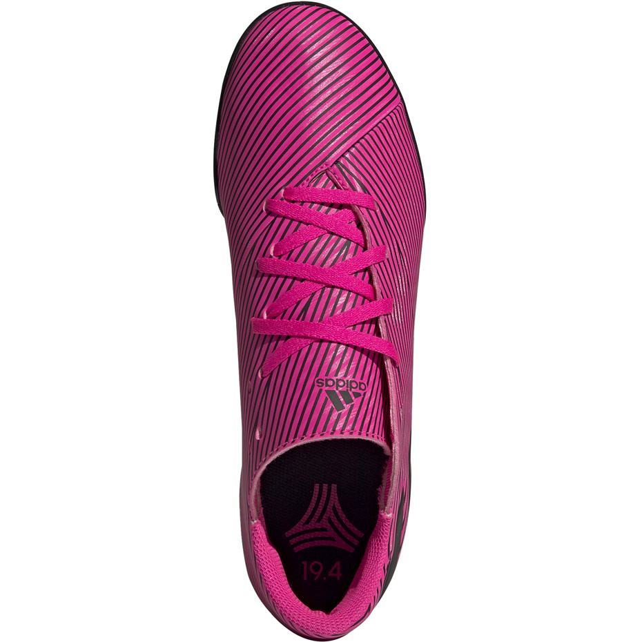Buty piłkarskie adidas Nemeziz 19.4 TF różowe - obrazek 2