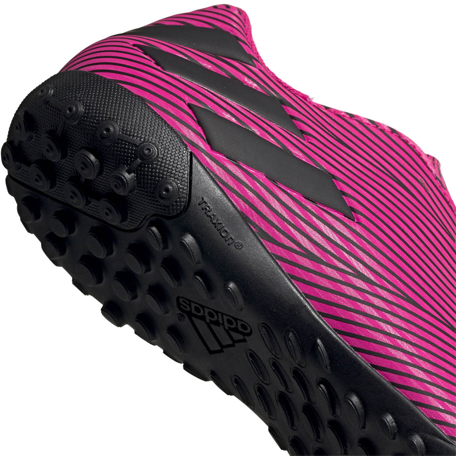 Buty piłkarskie adidas Nemeziz 19.4 TF różowe - obrazek 5