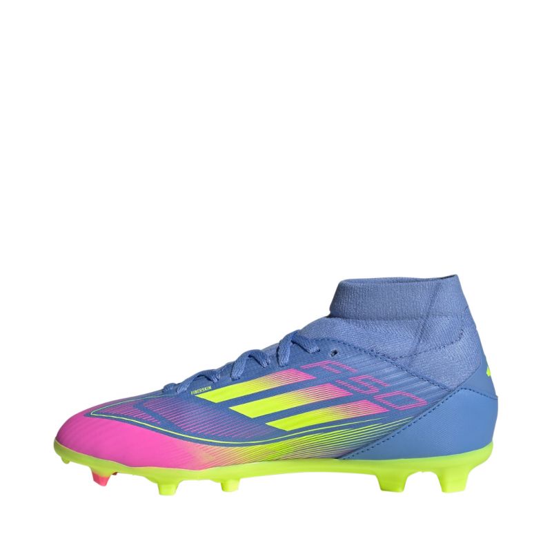 Buty piłkarskie adidas F50 League FG/MG Mid Jr - obrazek 5