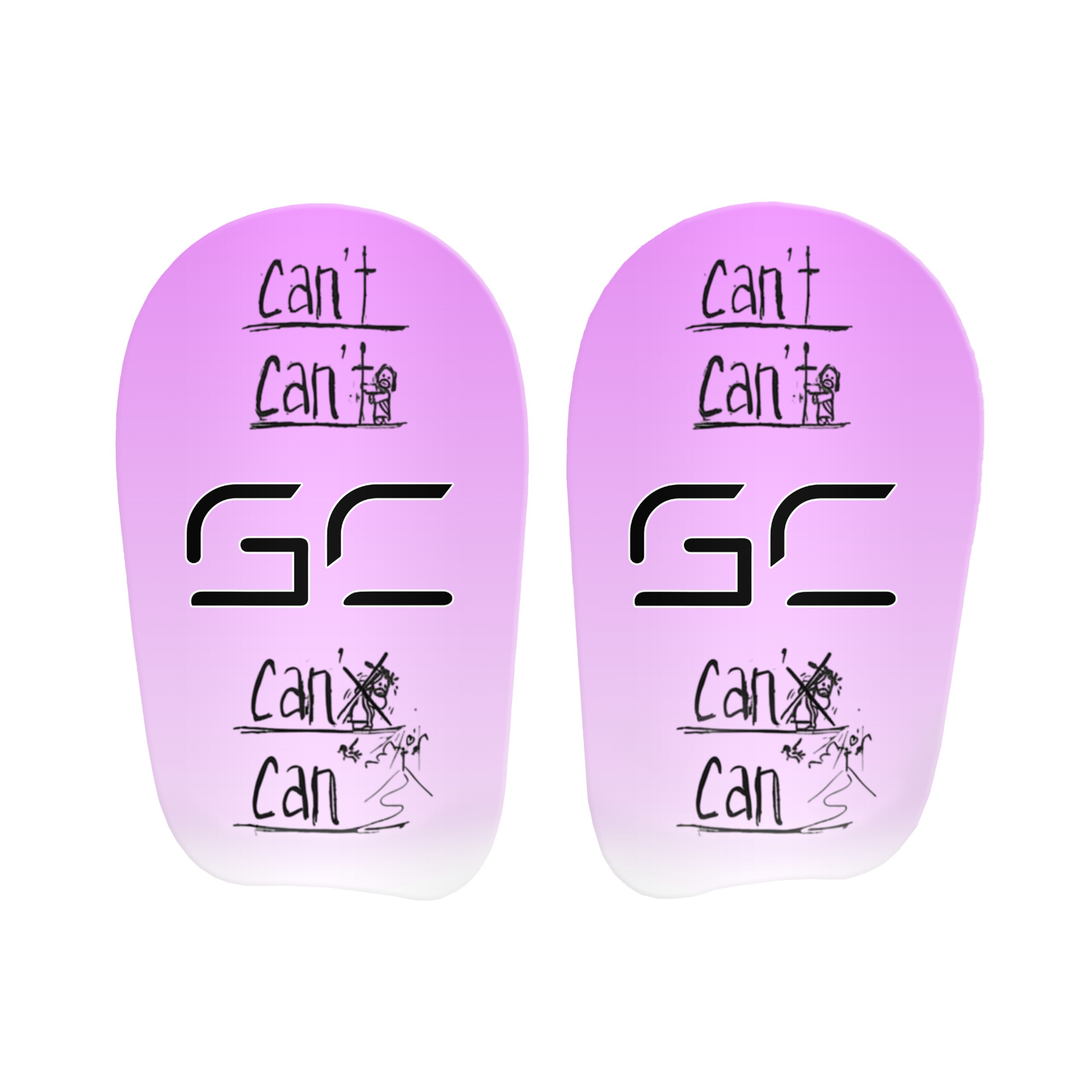 Ochraniacze piłkarskie GC FLOW - CAN'T CAN MIAMI